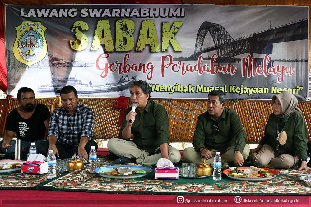 Bupati Tanjab Timur Ingin Yakinkan Bahwa Sabak Adalah Gerbang Peradaban Melayu
